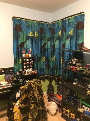 Universal Jurassic World Mesozoic Era Boys Bedroom Curtain