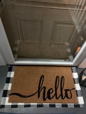 Welcome Mats for Front Door, 18x30 Front Door Mat Outdoors, Welcome Mat  Outdoor/Indoor, Waterproof Outside Door Mats for Front Door, Hello Doormats  for Outdoo…