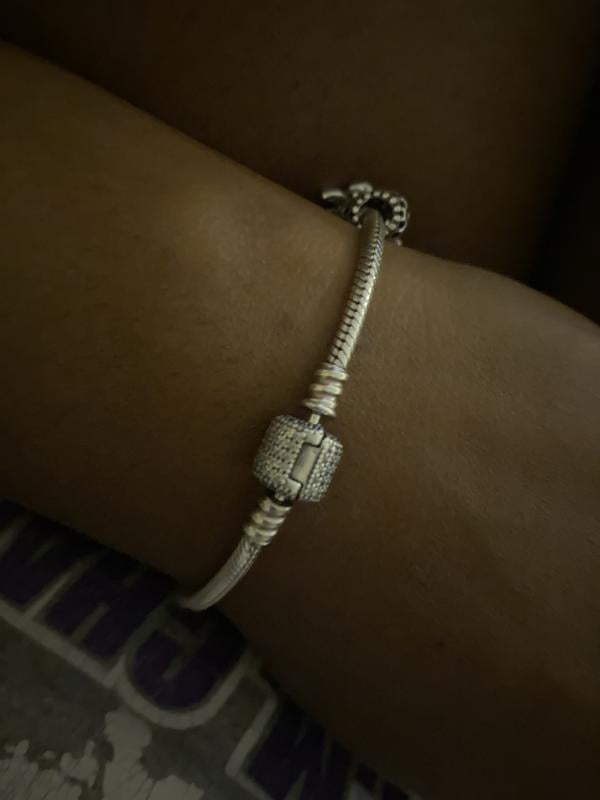 アクセサリー Pandora silver bracelet Amazon.com: PANDORA Sterling Silver w/Signature Clasp