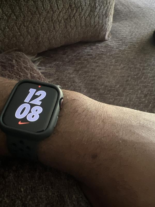 Apple Watch Nike Series 7, GPS + Cellular, 45mm Midnight