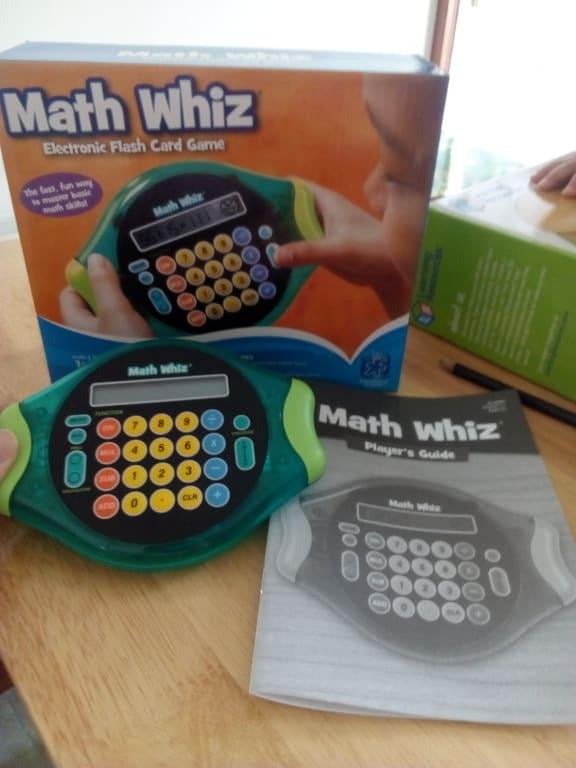 electronic math games handheld