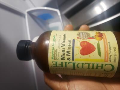 ChildLife - Vitamines & Minéraux Liquides Pour Enfants - Saveur Mangue-Orange - 237 Ml - Neuf