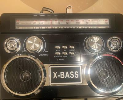 Supersonic Portable 3-Band Radio with Bluetooth, Flashlight