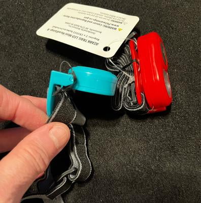 Ozark Trail Headlamp, Mini LED, 25 Lumens, Battery Powered, Teal