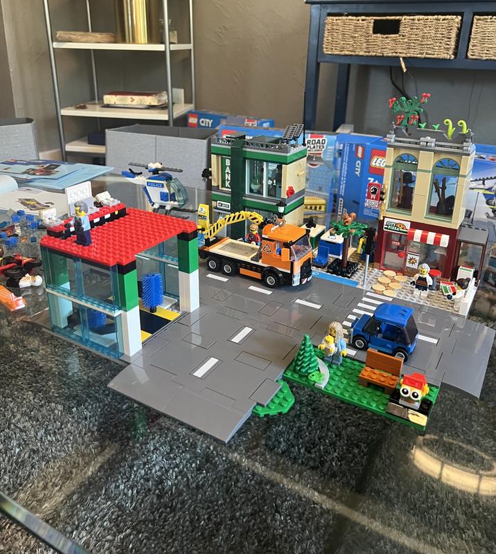 LEGO City Town Center 60292 Building Toy for Kids Electric Car