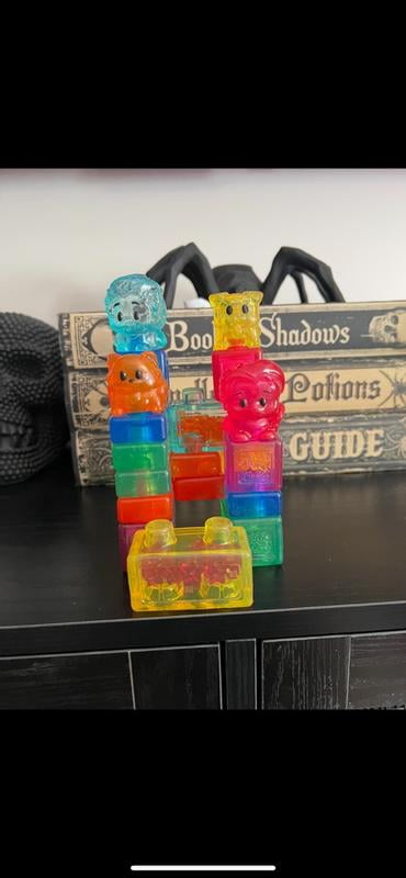 Jelly BLOX Spielplatz Set - 30 Weiche Bausteine Mit Aufbewahrungsbox, Sensorisches Spielzeug Ab 2 Jahren