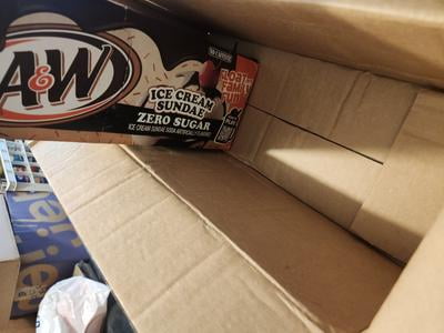 A&W Root Beer and A&W Root Beer Zero Sugar, Variety Pack, 12 fl oz