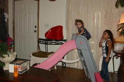 step2 naturally playful big folding pink outdoor slide for toddlers