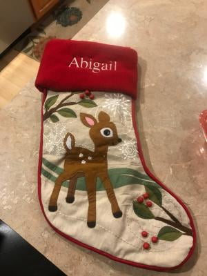 Forest Friend Christmas Personalized Stocking Available In Different Animals  