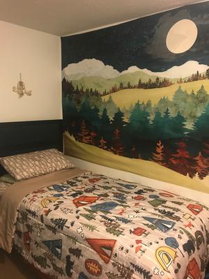 mainstays kids camping bed in a bag