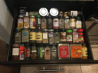 Lynk PROFESSIONAL® Spice Drawer Organizer - Heavy Gauge Steel