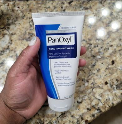 PanOxyl Foaming Acne Wash, Maximum Strength, 10% Benzoyl
