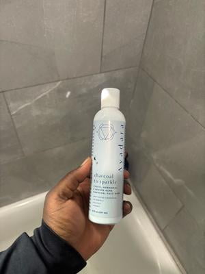 Ayadara Charcoal Face Wash With Sulfur For Cystic, Hormonal & Severe Acne - 8 Oz