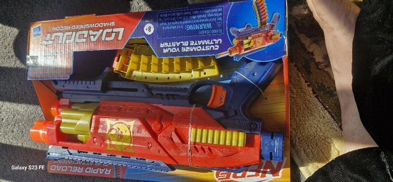Nerf Loadout Shadowspeed Recon, blaster avec rangement pour les 14