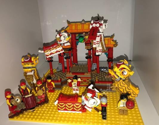 LEGO Lion Dance Set LEGO 80104 [Dragon Boat Festival]