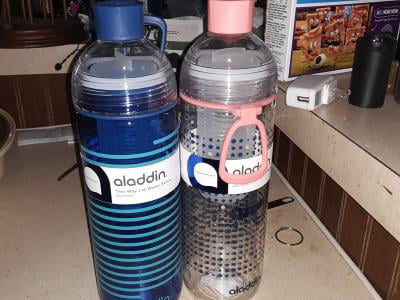 Aladdin Tritan 26 Oz. Pink Active Hydration Tracker Bottle - Gillman Home  Center
