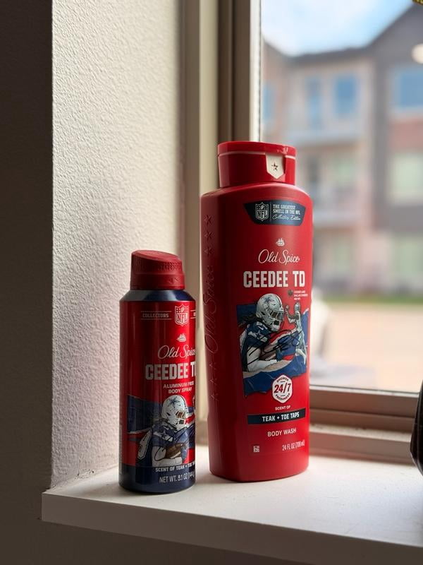 Old Spice Men's Aluminum Free Deodorant Body Spray, NFL Collection