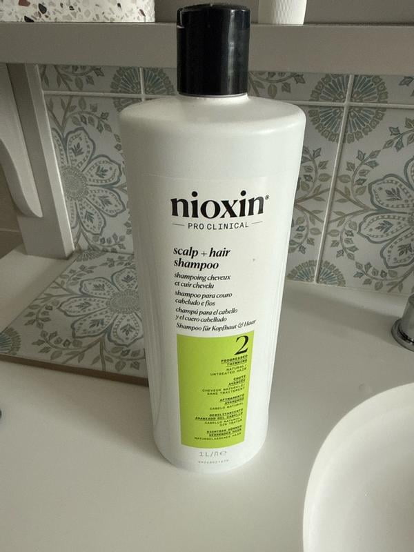 Nioxin Cleanser 2 Clarifying Shampoo 10.1 oz for Fine, Thinning