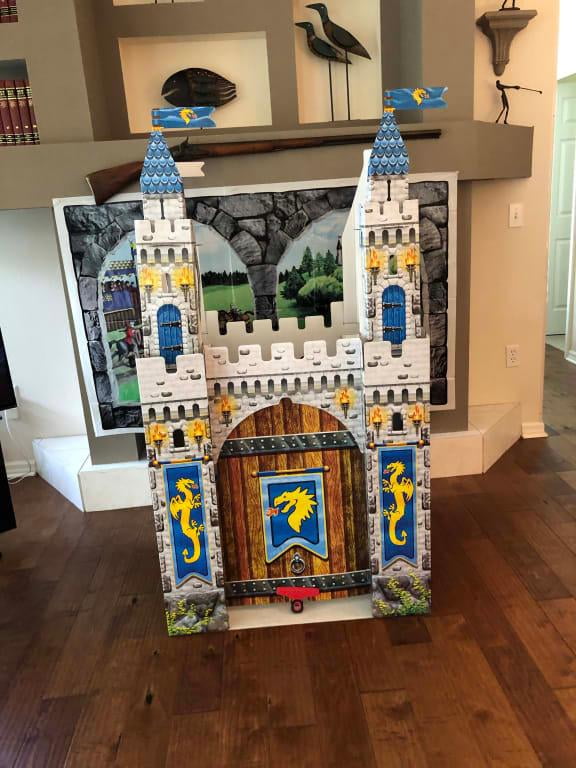 melissa and doug medieval castle indoor playhouse