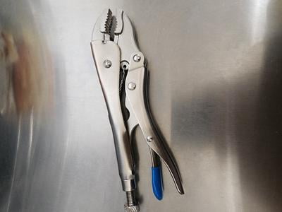 HART 7-inch Curved Jaw Locking Pliers, Chrome Vanadium Steel