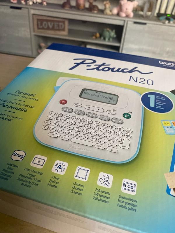 Brother PT-N20 Desktop Label Maker, QWERTY Keyboard