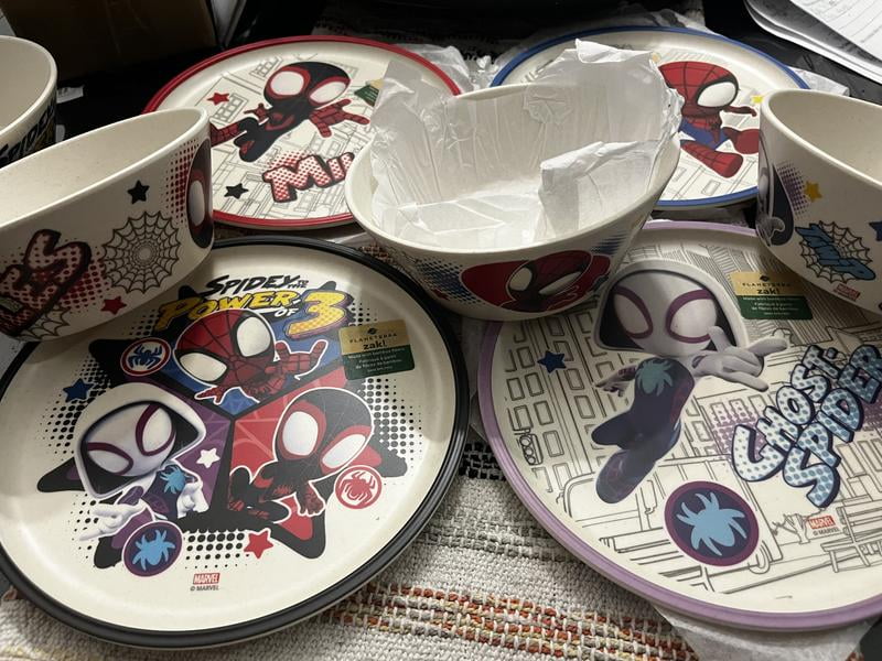 Zak Designs 8-Piece Bamboo Melamine Kids Dinnerware Set - Samsclub.com