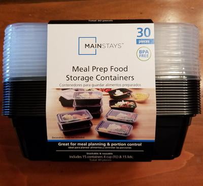 STONE & CLAY Food Storage Containers Set - Glass Meal Prep Lunch Boxes with  Bamboo Lids - Reusable, Microwavable, and Dishwasher Safe - 3 Round  Containers - Small (21oz), Medium (32oz), Large (59oz) 