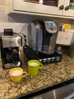 Mr. Coffee Cafe 20 Ounce Steam Automatic Red Espresso & Cappuccino Machine  