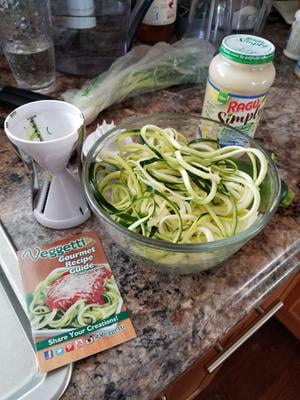 LEELA'S Veggetti Spiral Vegetable Noodle Cutter Slicer for Kitchen - Dual  Stainless Steel Blades Noodle Strip - Vegetable