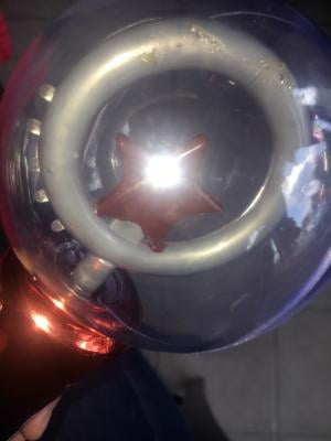 flashing panda meteor storm led changing pattern spinner wand