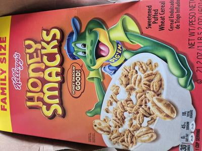 3 pack) Kellogg's Honey Smacks Original Breakfast Cereal, Made