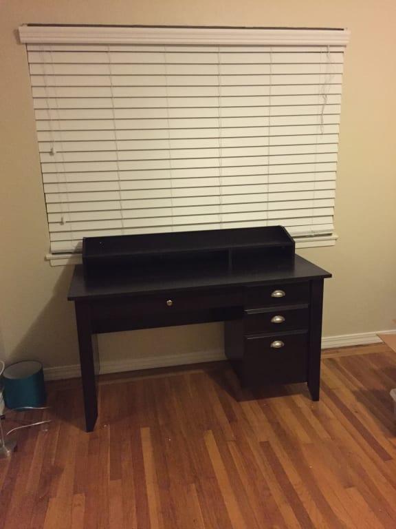 Sauder Shoal Creek Desk With Storage Drawers And Hutch Jamocha Sauder Shoal Creek Desk With Storage