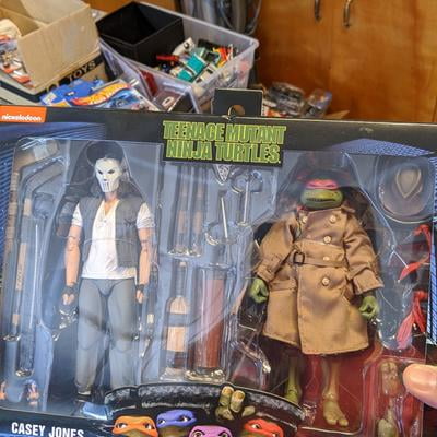 neca teenage mutant ninja turtles casey jones & raphael in disguise stores