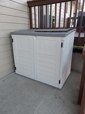 Customer reviews for Suncast 34 Cubic ft. Horizontal Outdoor Resin