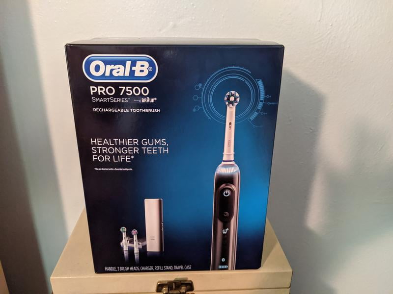 Oral-B Pro 7500 Power Rechargeable Electric Toothbrush, Powered By