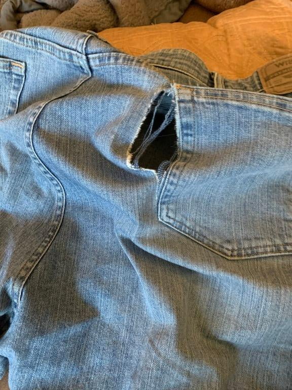 slim fit pants measurements