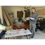 KidKraft Raptor Trail Wooden Outdoor Swing Set with Wavy Slide and Rock ...