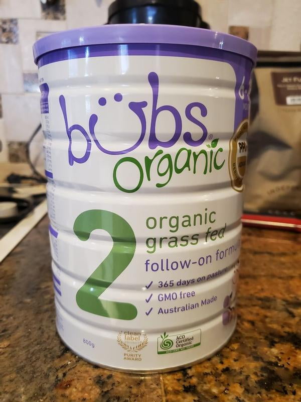 bubs Organic Grass Fed 2 400g
