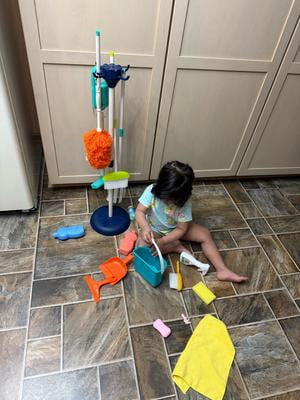 TOPFOX Kids Cleaning Play Set, 19-Piece Toddler Housekeeping Toys