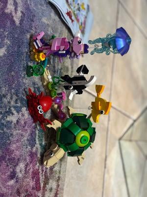 LEGO Creator 3 in 1 Sea Animals Toy Building Set, Transforms from