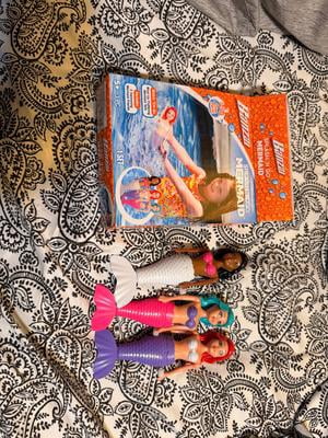 Banzai, Water Toy, Splash 'N Go Mermaid, 3 Pack, Multi Vinyl