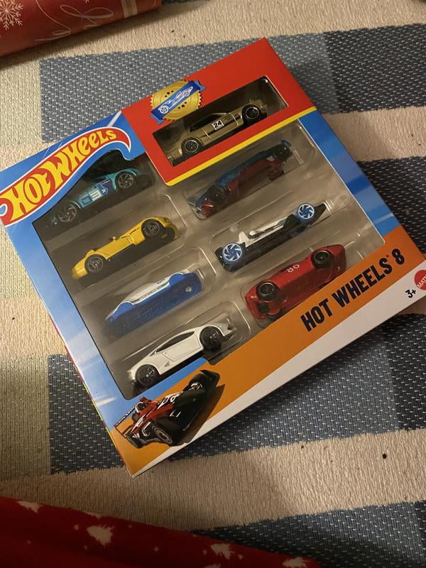 Hot Wheels Realistic Basic Toy Cars & Trucks Set for Kids, 8