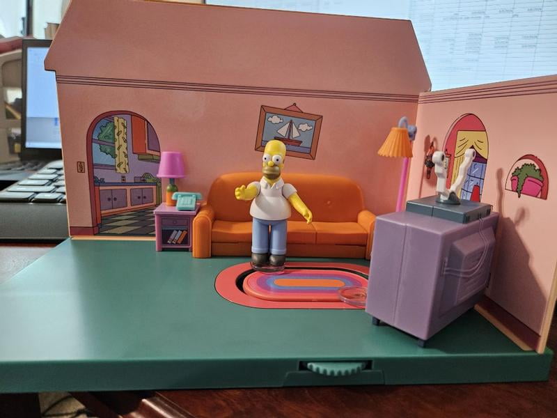 The Simpsons, Diorama Playset House, Living Room Interactive