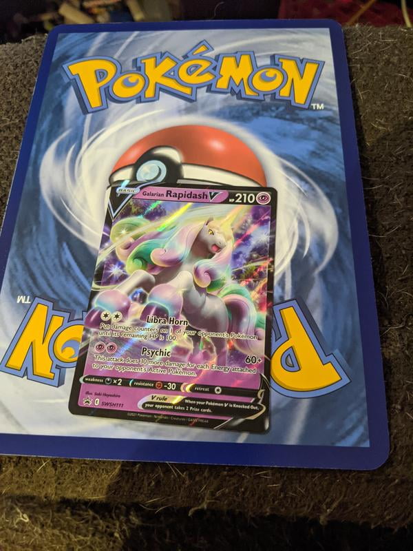 galarian rapidash v box booster packs Pokemon TCG: Galarian Rapidash V Box
