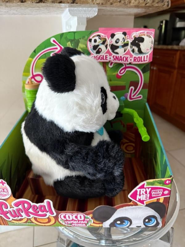 FurReal, Pet Alive Interactive Plush, Multicolor, Tumbling Panda
