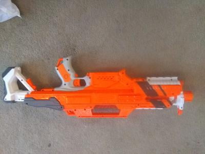 【超レア・値下】ナーフ 電動NERF Accustrike Stratohawk Nerf N-Strike Elite AccuStrike Stratohawk, Includes 25 Darts