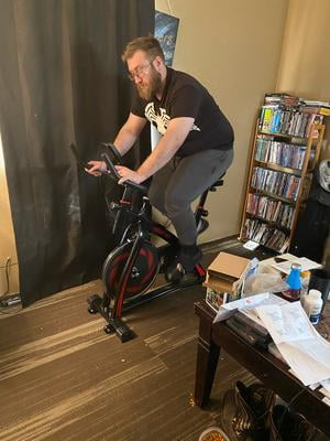 exercise bike big w