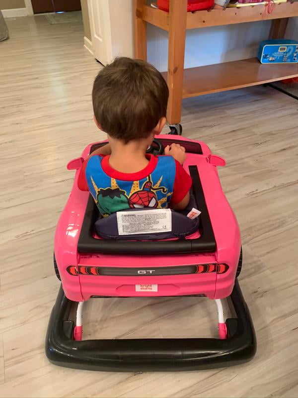 pink mustang baby walker