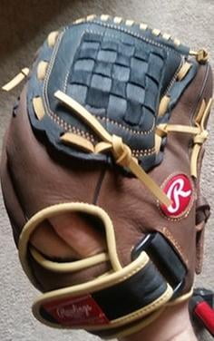 Rawlings Baseball Glove 12 1/2" rbg336bc tout cuir main gauche lanceur de nouveau avec Étiquette 