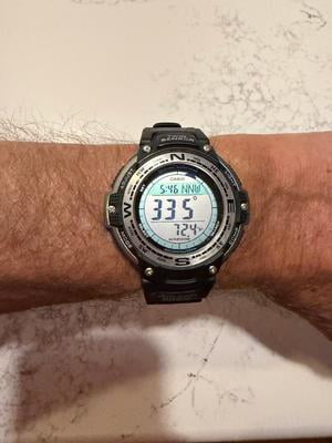 Casio Men's Sport Twin Sensor Digital Compass Watch SGW100-1V